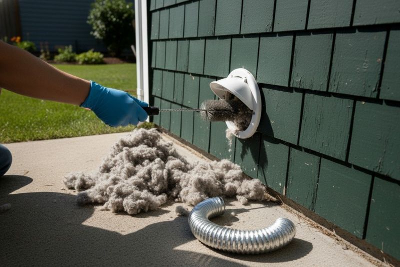 Dryer Vent Cleaning detail